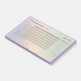 Esthetische Neurodivergente Gewoonte Tracker Brain Post-it® Notes