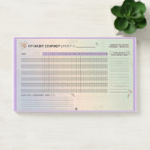 Esthetische Neurodivergente Gewoonte Tracker Brain Post-it® Notes (Kantoor)