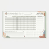 Esthetische Neurodivergente Gewoonte Tracker Brain Post-it® Notes (Voorkant)
