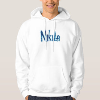 Esthetische "Nikita" Persoonlijke Script Kunst - C Hoodie