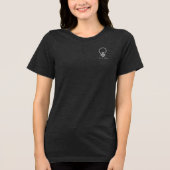 Esthetische Oceaangolf Lamp Tri-Blend Shirt (Voorkant)