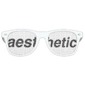 Esthetische oogbeschermers retro zonnebril (Voorkant)