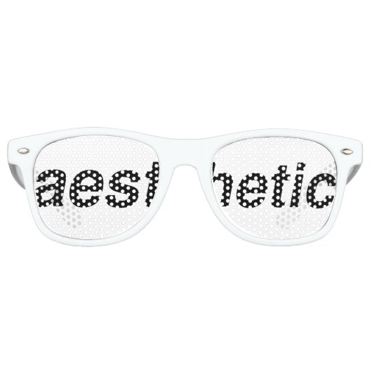 Esthetische oogbeschermers retro zonnebril (Voorkant)