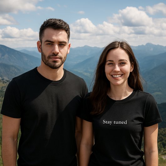 esthetische outfit citaat blijf op de hoogte t-shirt