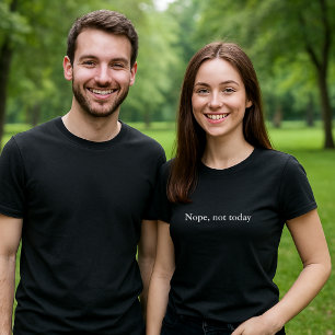 esthetische outfit citaat Nee, vandaag niet T-shirt