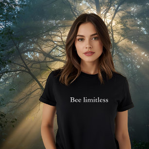esthetische outfit quote Bij is onbeperkt T-shirt