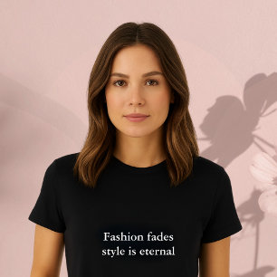 Esthetische outfit quote Mode Fade Style Eternal T-shirt