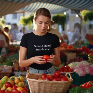 Esthetische outfit quote tweedehands duurzaam t-shirt