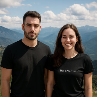 esthetische outfit quote Wees een krijger T-shirt