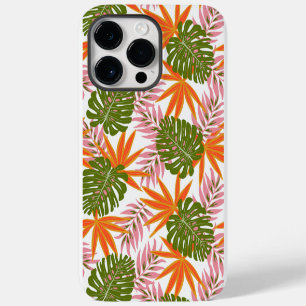 Esthetische palm- en leliebotaniek Stevige iPhone- iPhone 14 Pro Max Hoesje