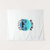 Esthetische Palmbomen & Ocean Vibes Retro Tropisch Wandkleed (Voorkant (horizontaal))