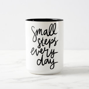 Esthetische Pastel Dagplanner Beker Tweekleurige Koffiemok