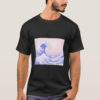 Esthetische Pastel K Paarse Grote Golf Kawaii Japa T-shirt