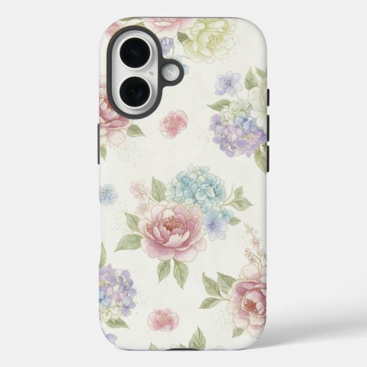 Esthetische Pastel Pioen Case-Mate iPhone Case (Achterkant)