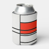 Esthetische Piet Mondriaan Kunstwerk Compositie No Blikjeskoeler (Blikje Voorkant)