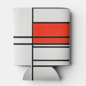 Esthetische Piet Mondriaan Kunstwerk Compositie No Blikjeskoeler (Achterkant)