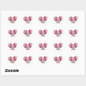 Esthetische Pink Bunny Sticker – Ideaal voor lapto (Vel)