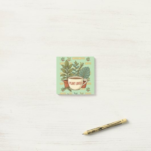 Esthetische Plant Moeder Cadeau Post-it® Notes (Op bureau)
