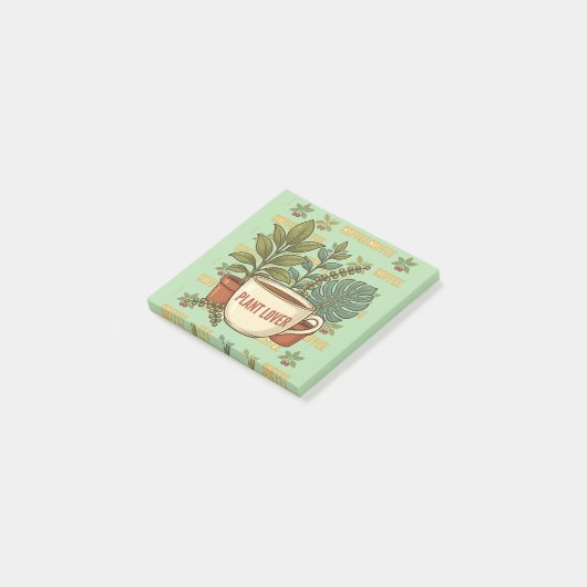 Esthetische Plant Moeder Cadeau Post-it® Notes (Schuin)