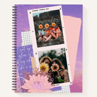 Esthetische Polaroid Droomjournaalcover Notitieboek