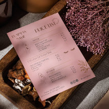 Esthetische prijslijst Menu Roos Gold Social Media