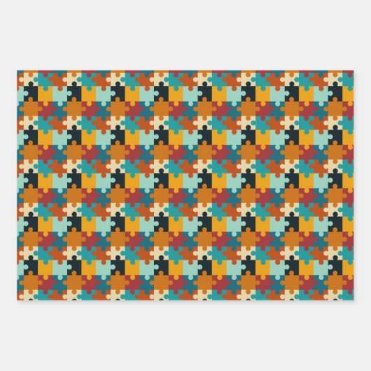  esthetische puzzel inpakpapier vel (Voorkant)