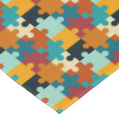 esthetische puzzelstukkenpatroon tafelkleed (Gekanteld)