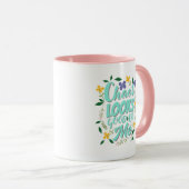 Esthetische Quote Koffiemok Mok (Voorkant rechts)