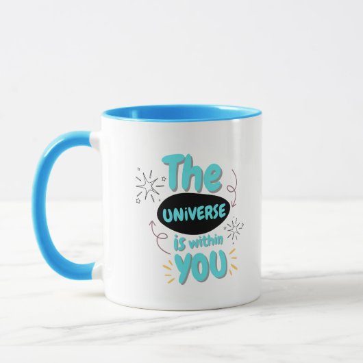 Esthetische Quote Koffiemok Mok (Links)
