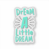 Esthetische Quote Sticker (Voorkant)