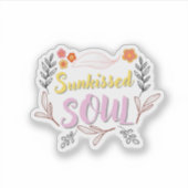 Esthetische Quote Sticker  (Voorkant)