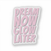 Esthetische Quote Sticker (Voorkant)