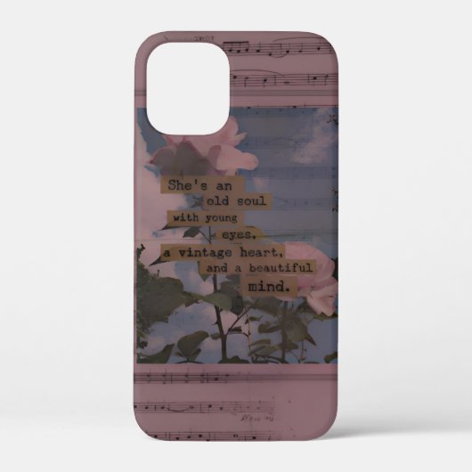 Esthetische quotes, rozen, vrouw , romantisch Case-Mate iPhone case (Achterkant)