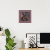 Esthetische quotes, rozen, vrouw , romantisch poster (Thuiskantoor)