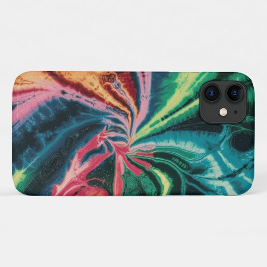 Esthetische Rainbow Schattigee Tie Dye Case-Mate iPhone Case (Achterkant (horizontaal))