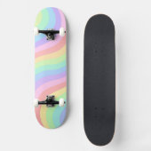Esthetische Regenboog Mooie Achtergrond Persoonlijk Skateboard (Voorkant)