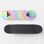 Esthetische Regenboog Mooie Achtergrond Persoonlijk Skateboard (Horizontaal)