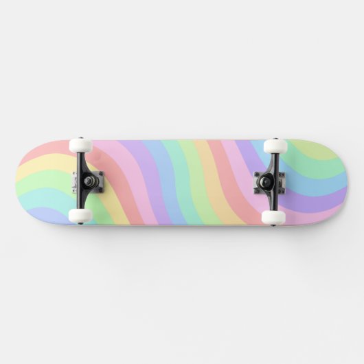 Esthetische regenboog Schattige behang Persoonlijk Skateboard (Horizontaal)