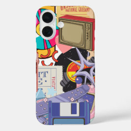 Esthetische Retro  Cool Y2 K/90's iPhone 16 Hoesje
