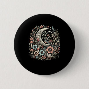 Esthetische Retro Goblincore En Cottagecore Padden Ronde Button 5,7 Cm
