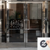 Esthetische Roos Sale Nu Zakelijke Deur  Raamsticker (Kantoordeur)