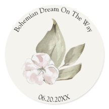 Esthetische roze bloemengroene bladeren zachte pas