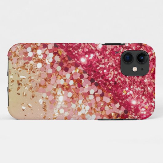 Esthetische roze chique Case-Mate iPhone case (Achterkant (horizontaal))