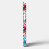 Esthetische Roze Roos Vrouwelijke Luxe Design Case-Mate iPhone Case (Achterkant / Links)