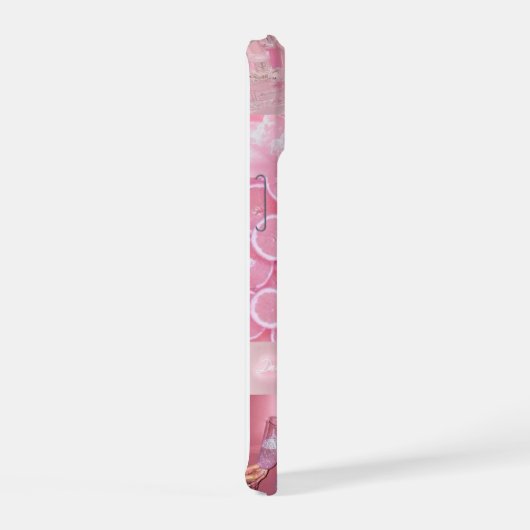 Esthetische roze telefoonhoes iPhone 15 case (Rechterkant)