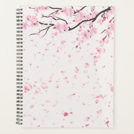 Esthetische Sakura Roze Bloemen Persoonlijke plann Planner