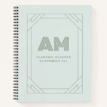 Esthetische saliegroene op maat gemaakte monogram 