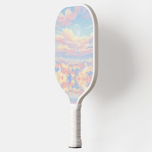 Esthetische Schattigee Pickleball Paddle met Bunni (Links)