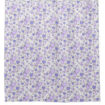 Esthetische Schattigee Violet Butterfly Doodle