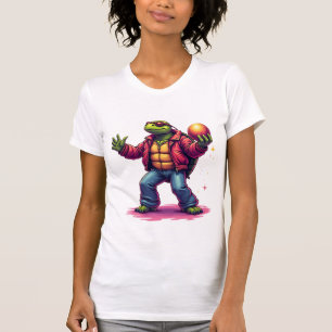 Esthetische Schildpad Disco T-Shirt